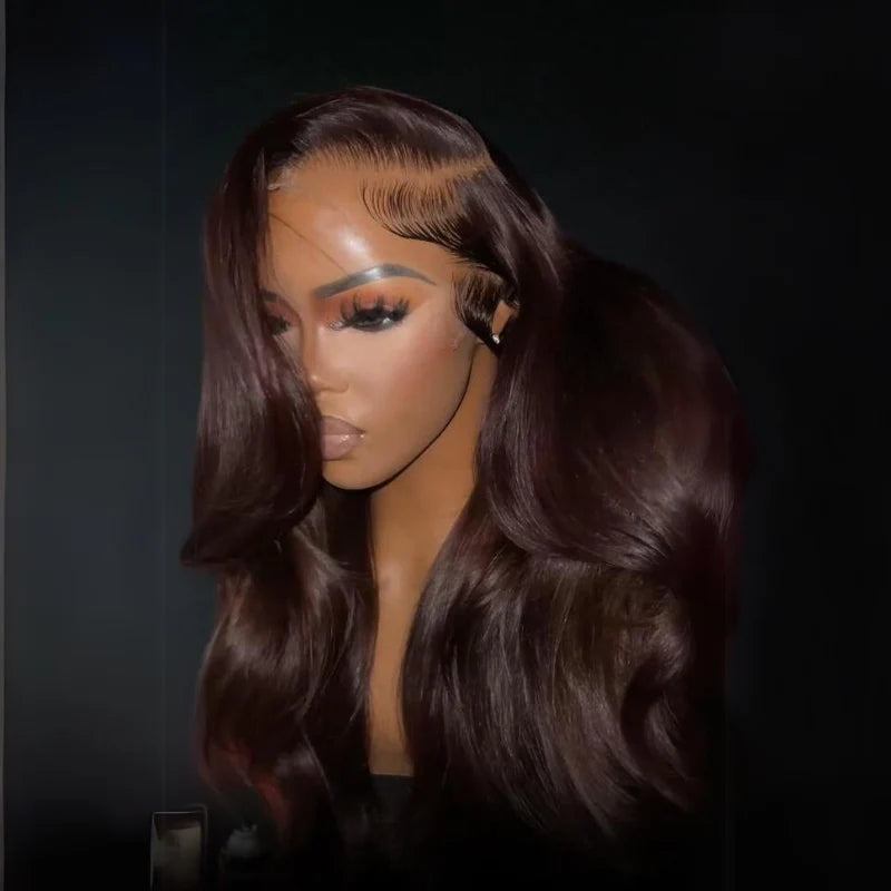 Raw Chocolate Brown Body Wave Wig (13X6)(13X4)