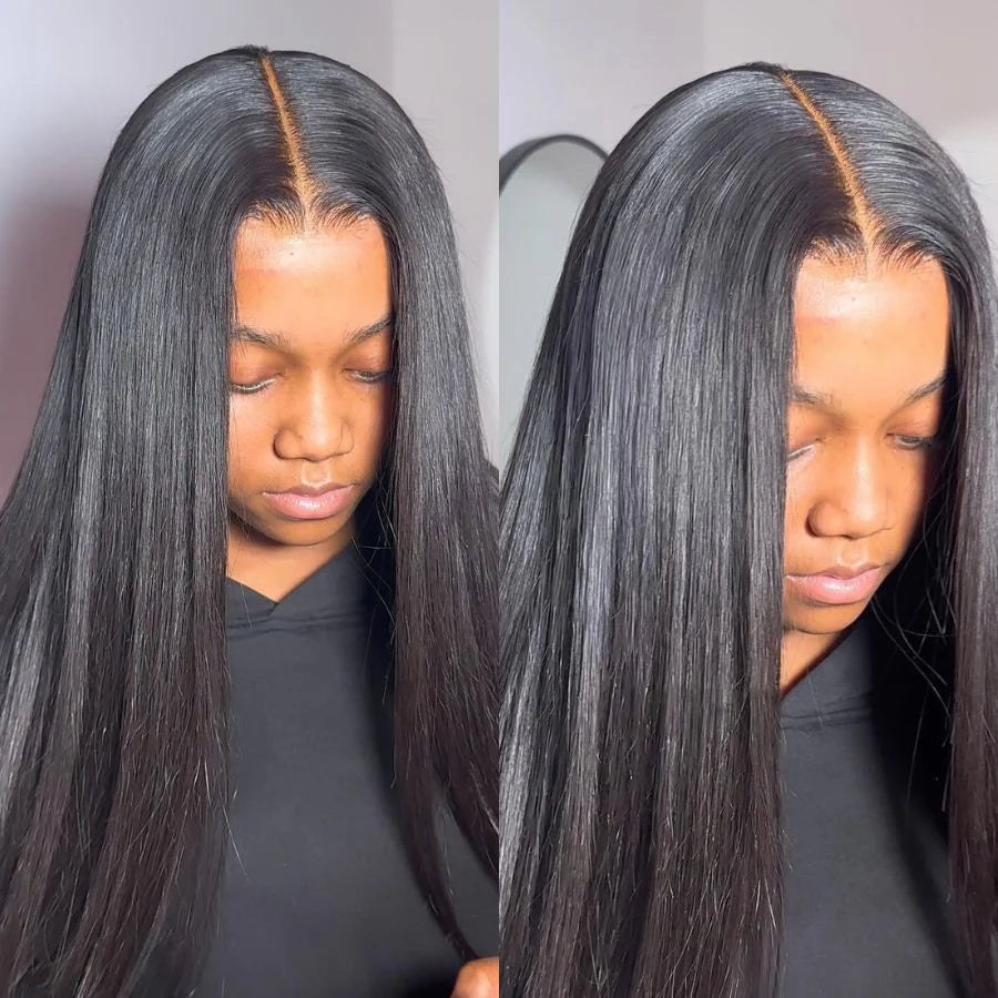 2X6 Straight Invisible Lace Closure Wig