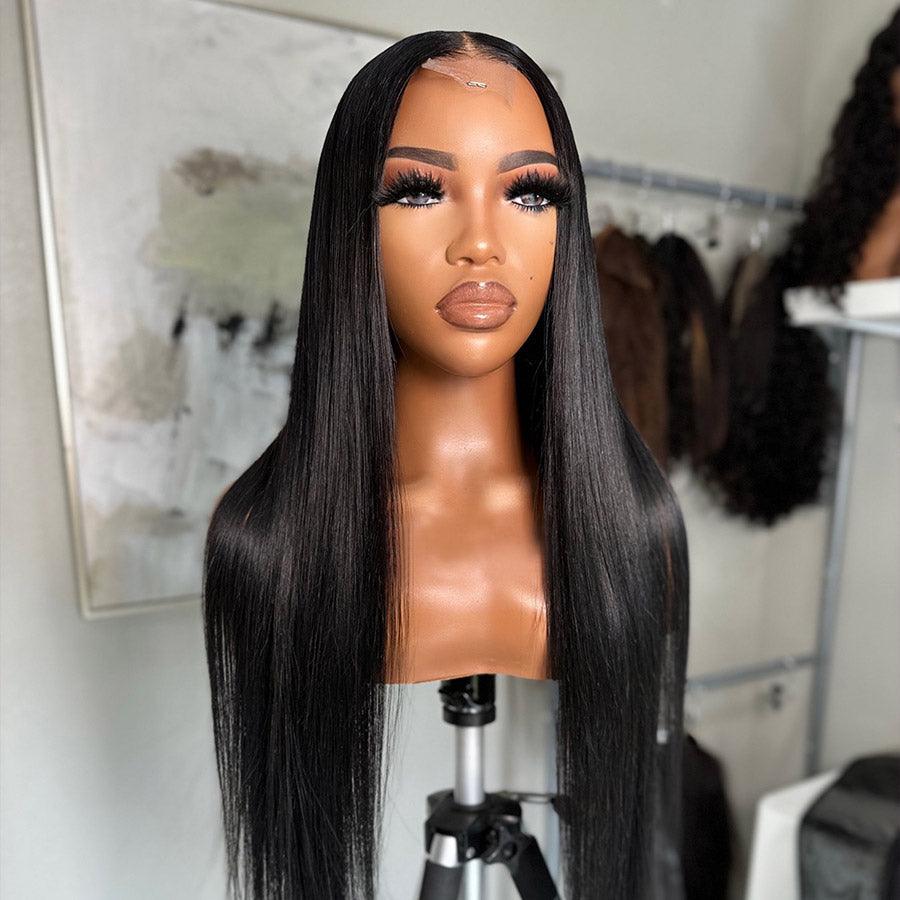 2X6 Straight Invisible Lace Closure Wig