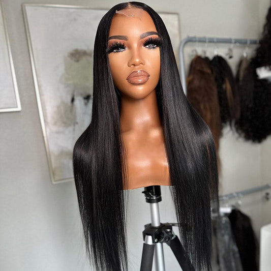 2X6 Straight Invisible Lace Closure Wig